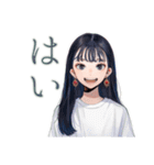 大人可愛い★清楚な女の子の一年中セット（個別スタンプ：22）