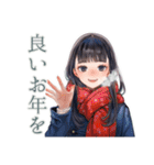 大人可愛い★清楚な女の子の一年中セット（個別スタンプ：27）