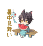 黒猫系男子★一年中使える日常（個別スタンプ：15）