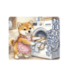 柴犬の一年中使えるスタンプ（個別スタンプ：5）