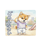 柴犬の一年中使えるスタンプ（個別スタンプ：11）