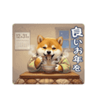 柴犬の一年中使えるスタンプ（個別スタンプ：23）