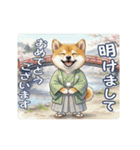 柴犬の一年中使えるスタンプ（個別スタンプ：24）