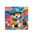 柴犬の新日常15（個別スタンプ：3）