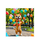 柴犬の新日常15（個別スタンプ：5）