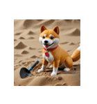 柴犬の新日常15（個別スタンプ：21）