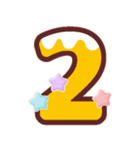 クリスマスカラー♡アルファベット＆数字（個別スタンプ：28）