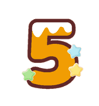 クリスマスカラー♡アルファベット＆数字（個別スタンプ：31）