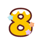 クリスマスカラー♡アルファベット＆数字（個別スタンプ：34）