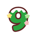 クリスマスカラー♡アルファベット＆数字（個別スタンプ：35）