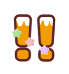 クリスマスカラー♡アルファベット＆数字（個別スタンプ：37）