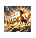 キリン無双！！！！（個別スタンプ：3）