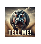 リアルカバ！！！（個別スタンプ：36）