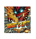ドラゴン・ギガクラッシュ！！（個別スタンプ：34）