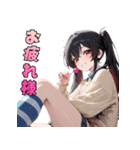 ペロッと誘惑♡あめ舐めガール（個別スタンプ：3）