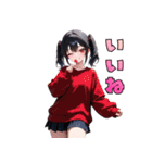 ペロッと誘惑♡あめ舐めガール（個別スタンプ：14）