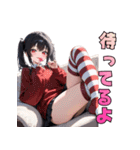 ペロッと誘惑♡あめ舐めガール（個別スタンプ：18）