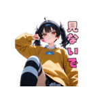 ペロッと誘惑♡あめ舐めガール（個別スタンプ：25）