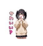 ペロッと誘惑♡あめ舐めガール（個別スタンプ：40）