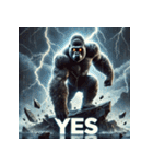 THE GORILLA ― 覚醒の咆哮 ―（個別スタンプ：4）