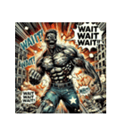 アメコミ爆裂ゾンビ（個別スタンプ：2）