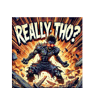 アメコミ爆裂ゾンビ（個別スタンプ：3）