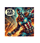 アメコミ爆裂ゾンビ（個別スタンプ：13）