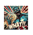 アメコミ爆裂ゾンビ（個別スタンプ：14）