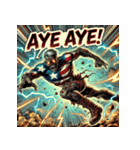 アメコミ爆裂ゾンビ（個別スタンプ：15）