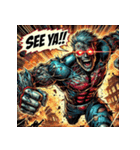 アメコミ爆裂ゾンビ（個別スタンプ：17）