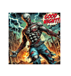 アメコミ爆裂ゾンビ（個別スタンプ：18）