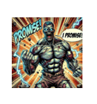 アメコミ爆裂ゾンビ（個別スタンプ：34）