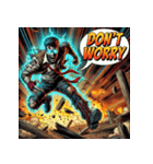 アメコミ爆裂ゾンビ（個別スタンプ：35）