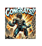 アメコミ爆裂ゾンビ（個別スタンプ：36）