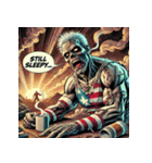 アメコミ爆裂ゾンビ（個別スタンプ：38）