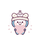 動く♪くまぽこの冬の生活（個別スタンプ：4）