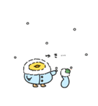 へんてこなヒヨコのまったりな冬（個別スタンプ：2）