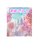 砂糖の雪が降る❤️あまくて❤️かわいい世界（個別スタンプ：14）