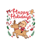 クリスマスぷりてぃツイン【冬とXmas】（個別スタンプ：3）