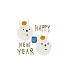 mottoのミニミニご挨拶♡年末年始（再）（個別スタンプ：12）