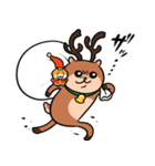 クソハムちゃんのクリスマス2（個別スタンプ：18）