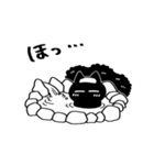 黒猫ねろまるの冬（個別スタンプ：25）