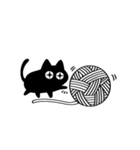 黒猫ねろまるの冬（個別スタンプ：29）