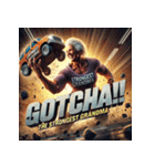 最強婆さん、降臨。（個別スタンプ：5）