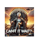 最強婆さん、降臨。（個別スタンプ：9）