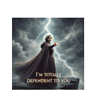 最強婆さん、降臨。（個別スタンプ：10）