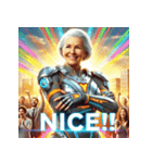 最強婆さん、降臨。（個別スタンプ：12）