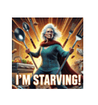 最強婆さん、降臨。（個別スタンプ：20）