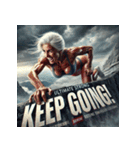 最強婆さん、降臨。（個別スタンプ：25）