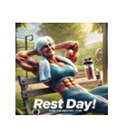 最強婆さん、降臨。（個別スタンプ：33）